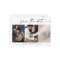 Modern Script 3 Photo Template Save the Date