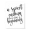 Modern Script A Sweet Ending Wedding Favor Sign
