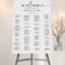 Modern Script Alphabetical Seating Chart