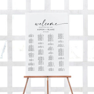 Please Find Your Seat Wedding Seating Chart Sign – Celebrating Together