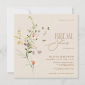 Modern Script Boho Flower Garden Invitation | Zazzle