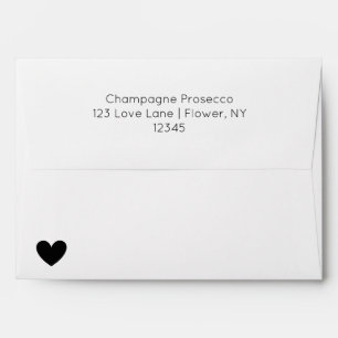 Modern Script Bridal Shower Envelope