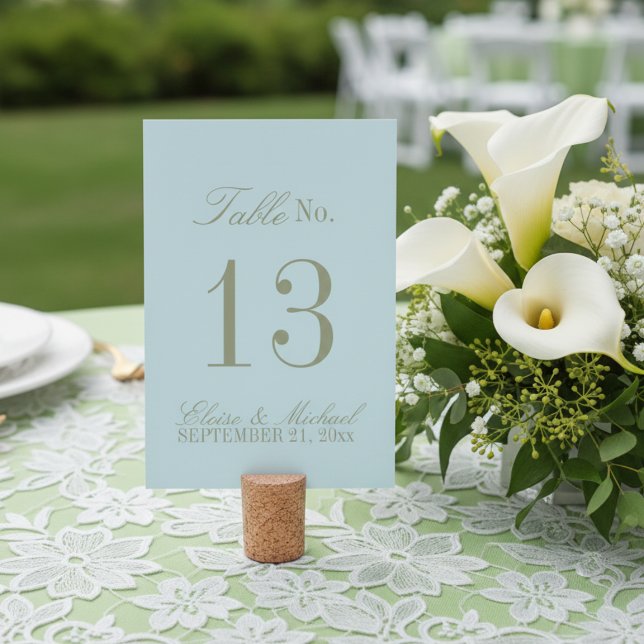 Modern Script Citrus Blue Formal Wedding Table Number (Number
Set the dinner tables of your big day with this Modern Script Citrus Blue Table Number!)