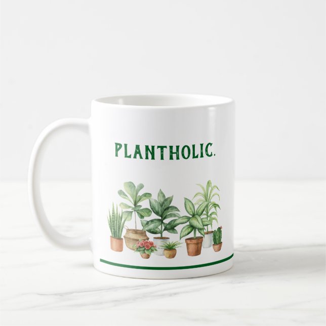 Modern Script Clean Gardening Coffee Mug  (Left)