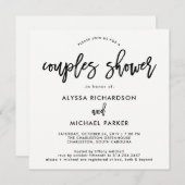 Modern Script | Couples Shower Invitation (Front/Back)