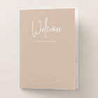 Modern Script Custom Color Minimalist Welcome