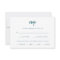 Modern Script Deep Teal | Wedding Meal Choice