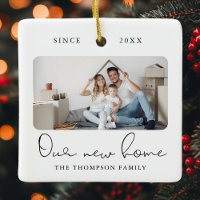 Modern Script Elegant New Home Sweet Home Photo 