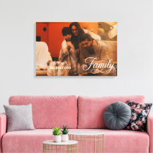 Modern Script Family Custom Photo Name