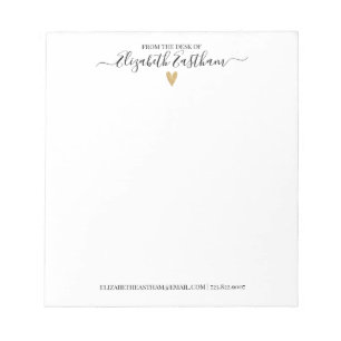 Modern Script from the desk of Notepad