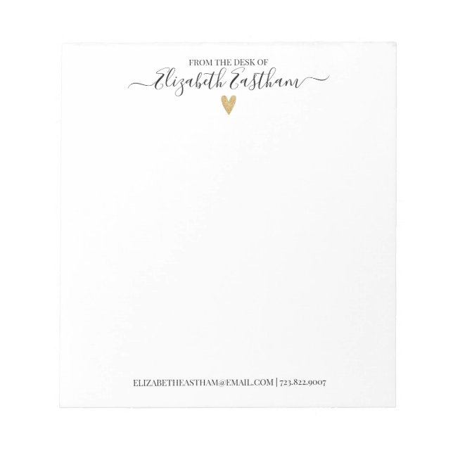 Modern Script from the desk of Notepad (Front)