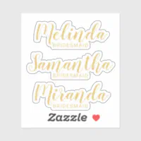 Cursive Gold Number Stickers - 1 Sheet