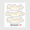 Modern Script Gold Personalized Bridesmaid's Name