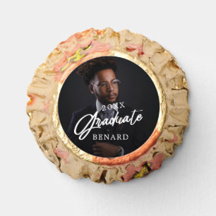 Modern Script Graduate Photo Graduation Reese's Peanut Butter Cups