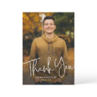 Modern Script Graduate Simple Photo Graduation