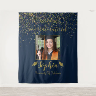 Modern Script Graduation Backdrop | Graduate Photo