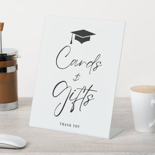 Modern Script Graduation Cards and GIfts  Sign 