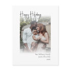 Modern Script Happy Holidays Vertical Faded Photo