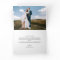 Modern Script Heart Wedding Photo