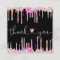 modern script holographic thank you for your order