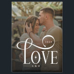 Modern Script Love Custom Engaged Couples Photo Magnet<br><div class="desc">Celebrate your engagement with this Modern Script Love Custom Engaged Couples Photo Magnet, designed with a clean minimalist layout and soft modern script. Featuring your favorite couple’s photo, this magnet adds a romantic personal touch to your fridge, office board, locker, or any magnetic surface. Perfect as an engagement announcement keepsake,...</div>