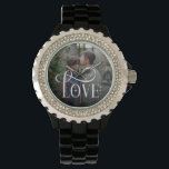 Modern Script Love Custom Engaged Couples Photo Watch<br><div class="desc">Celebrate your love story with this Modern Script Love Custom Engaged Couples Photo Watch, featuring your favorite engagement or couple’s photo beautifully displayed on the watch face. Designed with a clean, modern aesthetic and elegant script lettering, this personalized watch becomes more than just an accessory- it becomes a daily reminder...</div>