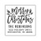 Modern Script Merry Christmas Return Address