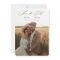 Modern Script Minimalist Wedding Photo