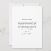 Modern Script Muchas Gracias Photo Wedding Thank You Card | Zazzle