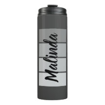 Modern Script Name Design – Black Minimalist