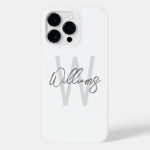 Monogrammed Iphone 14/14 Pro Max Case Personalized Name 