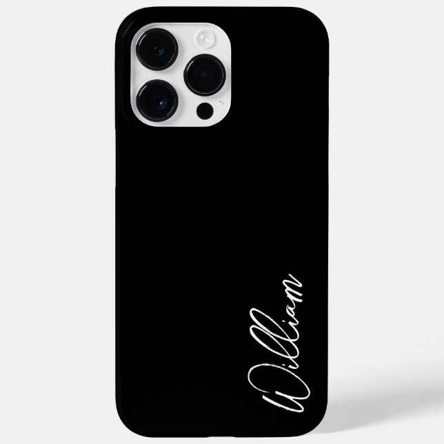 Modern Script Personalized Name Case-Mate iPhone C Case (Back)