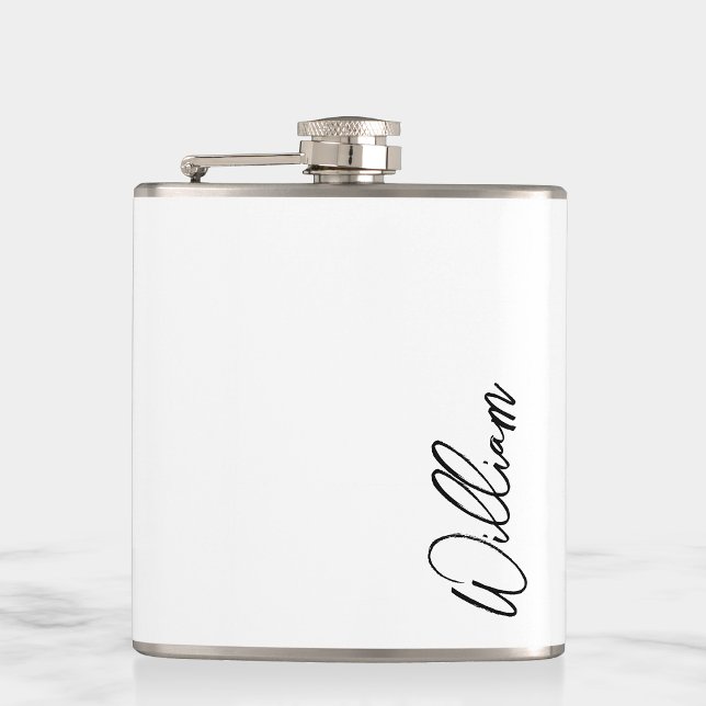 Modern Script Personalized Name Flask (Creator Uploaded)