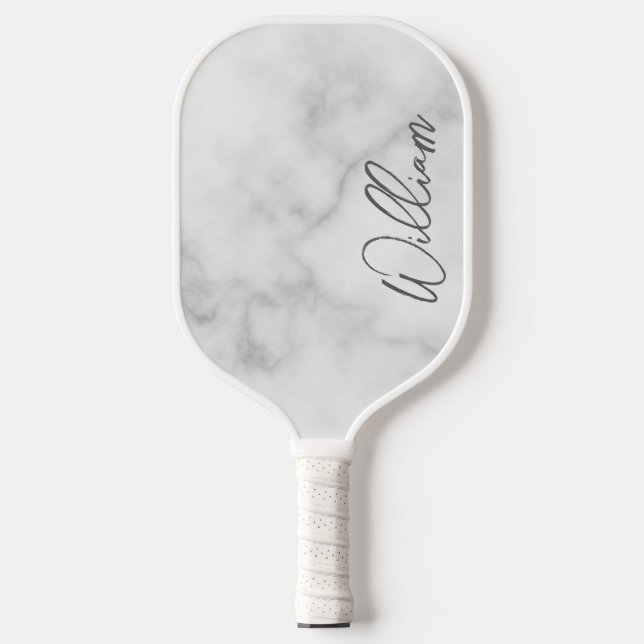 Modern Script Personalized Name Pickleball Paddle (Front)