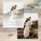 Modern Script Photo Budget Wedding Invitation