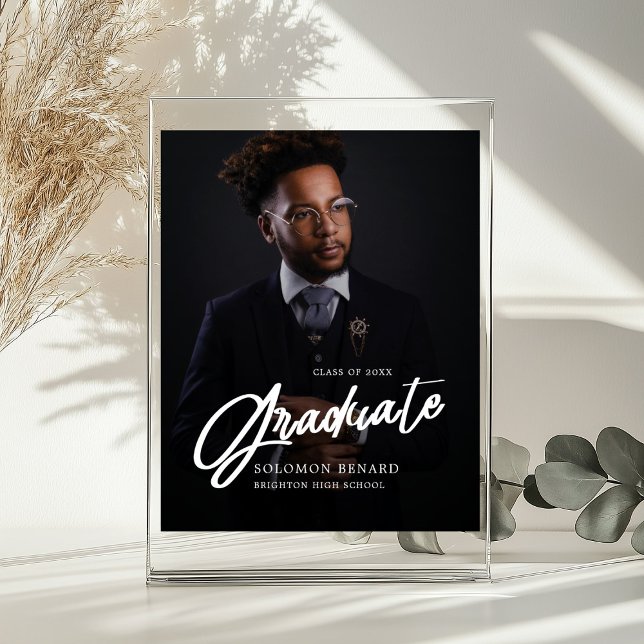 Modern Script Photo  Graduate Welcome sign (Creator Uploaded)