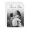 Modern Script Photo Wedding