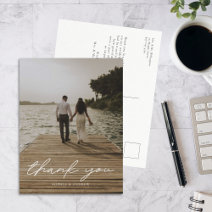 Thank You Postcards for Wedding Guests and Gifts
