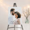 Modern script  photo welcome to the wedding foam b