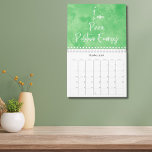 Modern Script Positive Affirmation 2025 Calendar<br><div class="desc">2025 modern customizable calendar featuring positive affirmations on textured colored background (can be replaced with your own photographs). Perfect for adding minimalist charm to your home or as a heartfelt gift to your friends and family this holiday season. Click on “personalize this template” to add your family photos or your...</div>