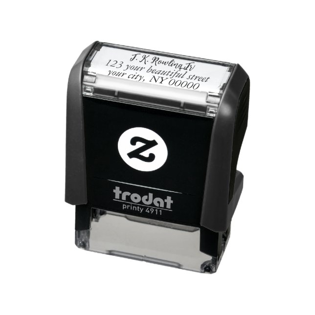 Modern Script Return Address Self-inking Stamp (Product)