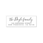 Modern Script Return Address Self-Inking Stamp