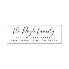 Modern Script Return Address Self-Inking Stamp