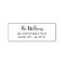 Modern Script Return Address Stamp