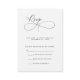 Modern Script RSVP Card