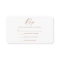 Modern Script RSVP Card