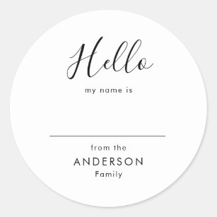 Name s For Family Reunion Stickers Zazzle