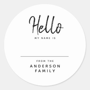 Name s For Family Reunion Stickers 100 Satisfaction Guaranteed Zazzle