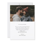 Modern Script Simple Wedding Photo