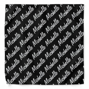 Modern Script Trendy Create Your Own Name Bandana